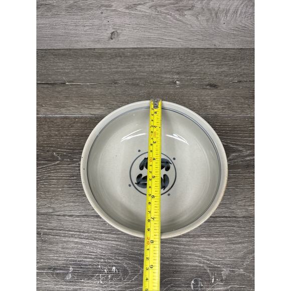 Iron Mountain Martha's Flowers Stoneware Vegetable Bowl 7-7/8” D X 2-7/8"H - Picture 6 of 7